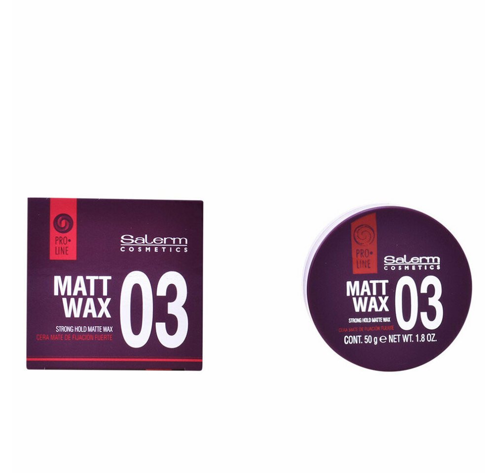 Salerm Modelliercreme Cosmetics Matt Wax Strong Hold Matte Wachs 50g von Salerm