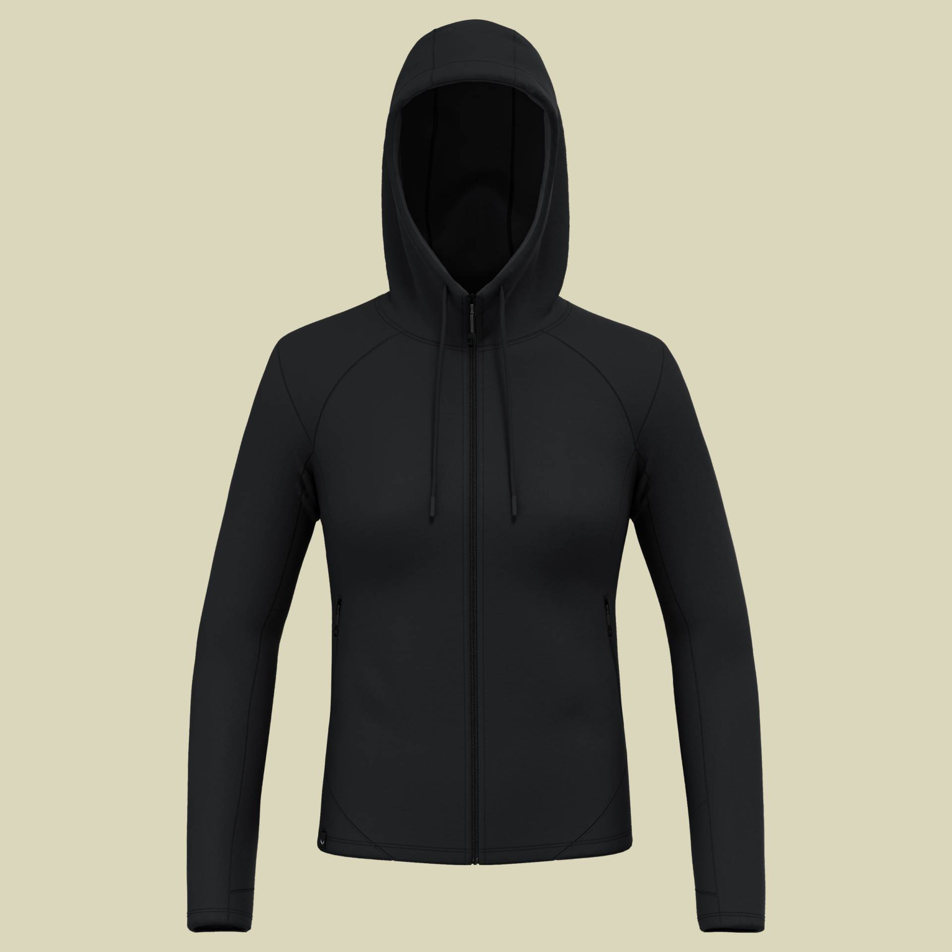 Fanes Merino HD Jacket Women schwarz 42 - 0910 black out von Salewa