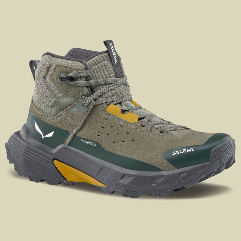 Pedroc 2 Leather Mid PTX UK 9,5 grün - faded green/dark olive von Salewa