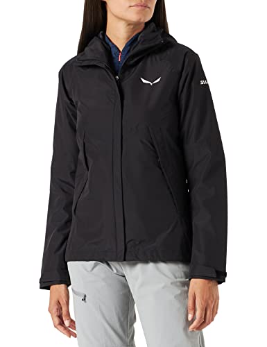 SALEWA Damen PUEZ PTX 2L W JKT Regenjacken, Black Out Melange von Salewa