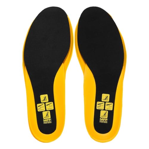 SALEWA Multifit Footbed Plus (Trek.), Stivali da Escursionismo Unisex-Adulto, Nero (Black/Yellow 0903), 44.5 EU von Salewa