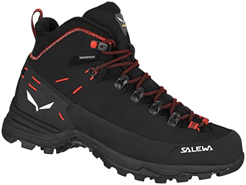 SALEWA Women's Alp Mate Winter Mid Wp W Hiking Boots, Asphalt Black, 6.5 UK von Salewa