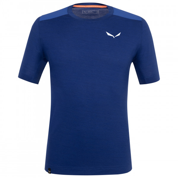 Salewa - Agner Alpine Merino T-Shirt - Merinoshirt Gr 46;48;50;52;54 blau;oliv;rot von Salewa
