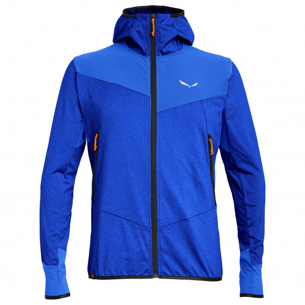 Salewa - Agner Hybrid Polarlite Durastretch Fullzip Hoody - Fleecejacke Gr 50 blau von Salewa