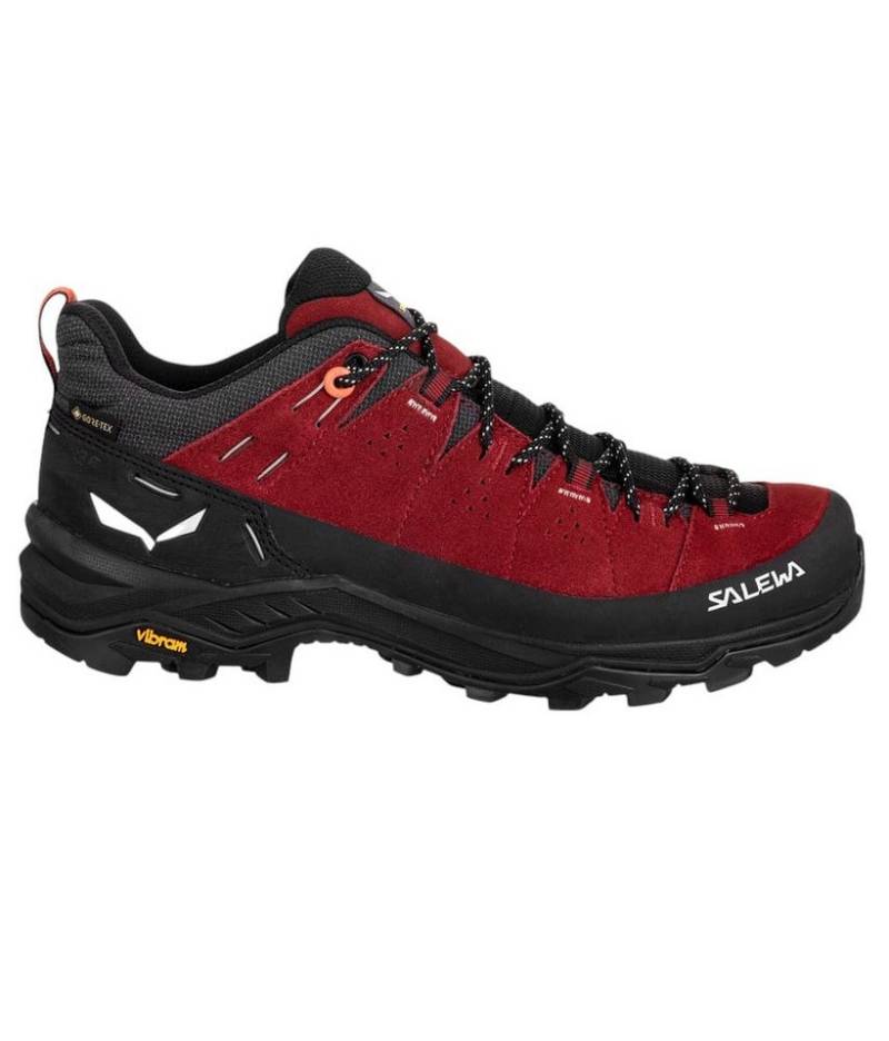Salewa Alp Trainer 2 GTX (Alpine, Wildleder, wasserdicht) rot/schwarz Damen Wanderschuh von Salewa