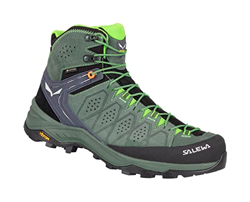 SALEWA Scarponcini Alp Trainer 2 Mid GTX, Raw Green-Pale Frog, UK 11.5 von Salewa