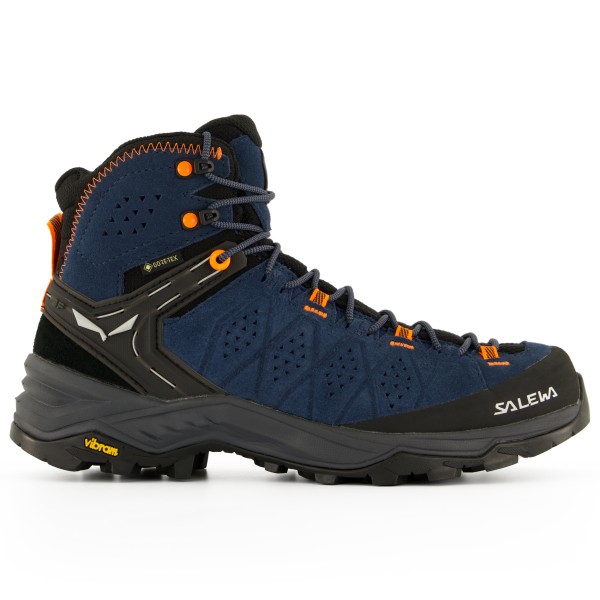 Salewa - Alp Trainer 2 Mid GTX - Wanderschuhe Gr 7 blau/schwarz von Salewa