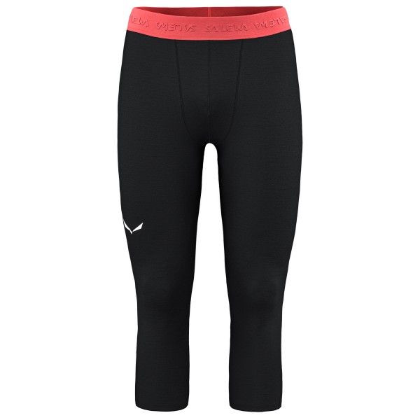 Salewa - Cristallo Warm AMR 3/4 Tight - Merinounterwäsche Gr 50 - L schwarz von Salewa