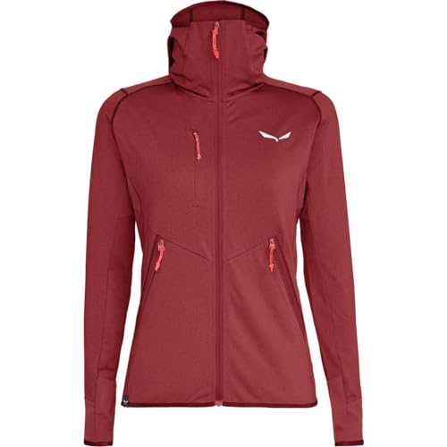 SALEWA Damen Agner Hybrid Pl/DST W Fz HDY Jacke, Syrah Melange, 38 von Salewa