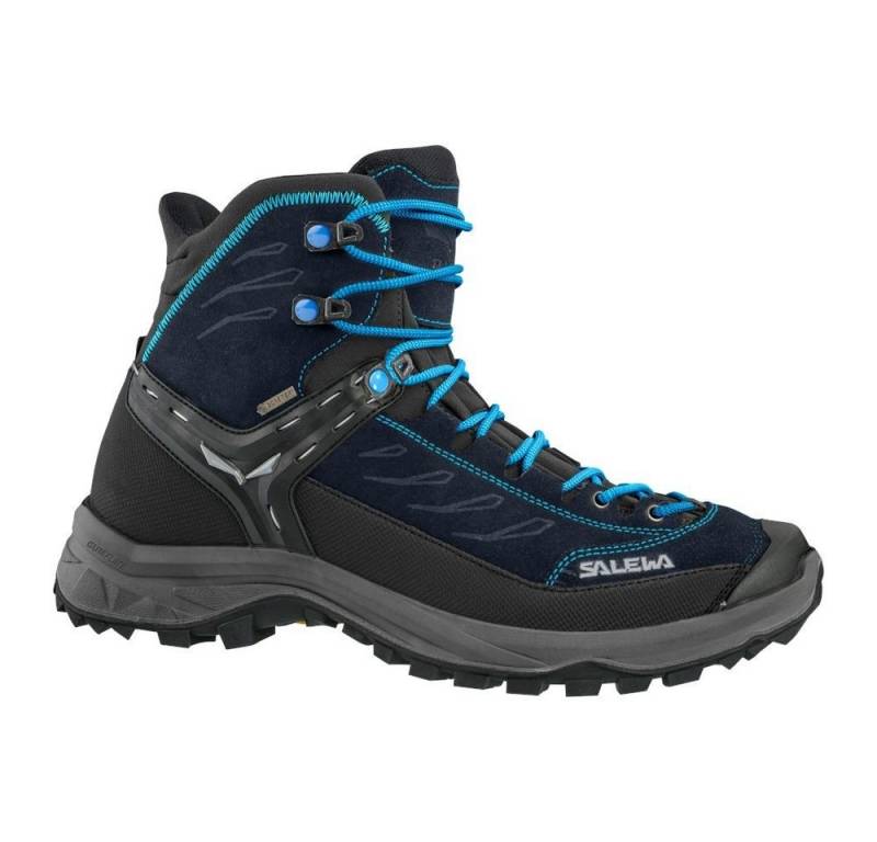 Salewa Damen Stiefel Boots GoreTex Wms Hike Trainer Mid Gtx blau Wanderschuh von Salewa