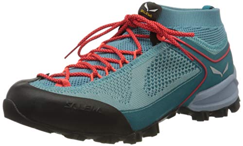 Salewa Femme Ws Alpenviolet Knitted Chaussures de trekking et randonn e, Canal Blue Ocean, 40.5 EU von Salewa