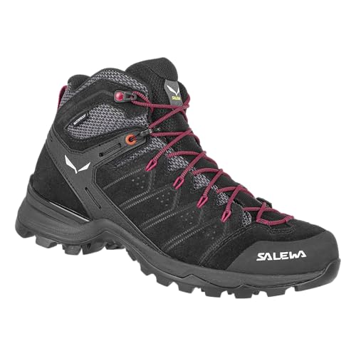 Salewa Alp Mate Mid Women's Damenwanderstiefel, Schwarz, 7.5 von Salewa