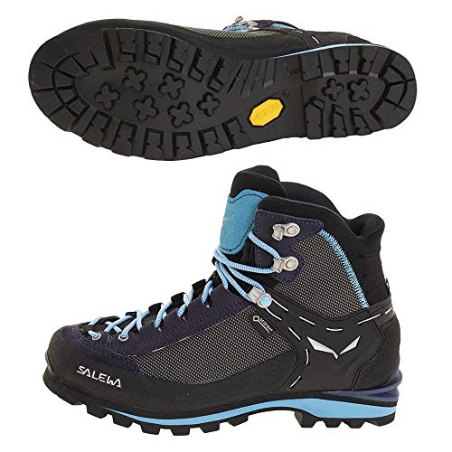 Salewa WS Crow Gore-TEX Damen Trekking- & Wanderstiefel, Blau (Premium Navy/Ethernal Blue), 36.5 EU von Salewa