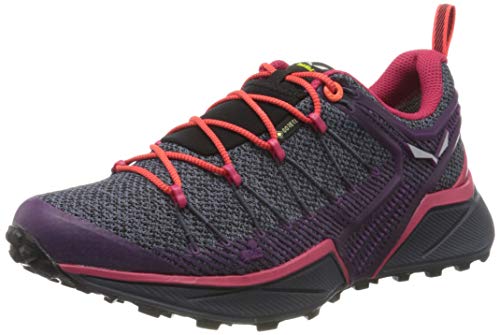 Salewa WS Dropline Gore-TEX Damen Traillaufschuhe, Blau (Ombre Blue/Virtual Pink), 40 EU von Salewa