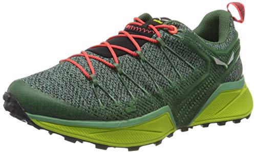 Salewa WS Dropline, Zapatillas de Trail Running para Mujer, Verde (Feld Green/Fluo Coral), 36 EU von Salewa