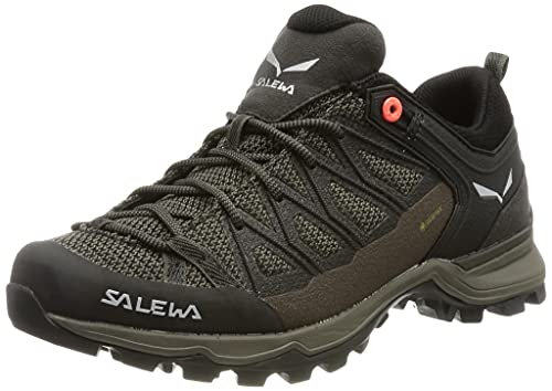 Salewa WS Mountain Trainer Lite Gore-TEX Damen Trekking- & Wanderstiefel, Braun (Wallnut/Fluo Coral), 36.5 EU von Salewa