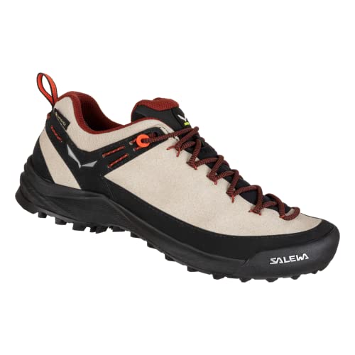 SALEWA Wildfire Leather GTX W, Zapatillas de Senderismo para Mujer, Oatmeal/Black, 38 EU von Salewa