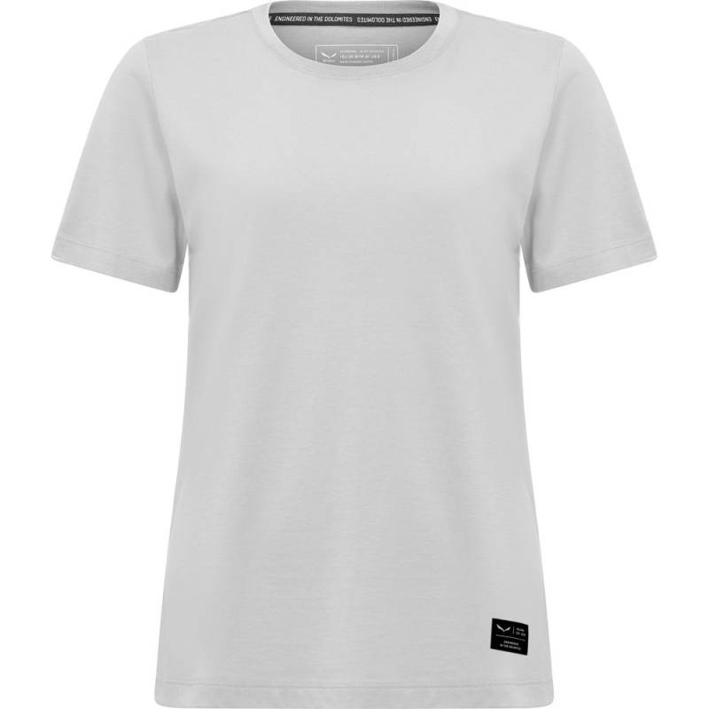 Salewa Eagle Logo Patch Damen optical white T-Shirt 38 von Salewa