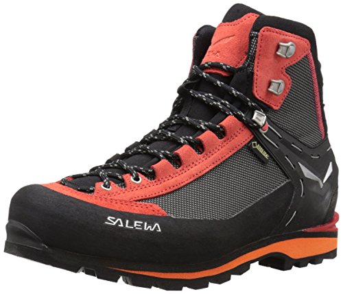 Salewa MS Crow Gore-TEX Herren Trekking- & Wanderstiefel, Schwarz (Black/Papavero), 44.5 EU von Salewa