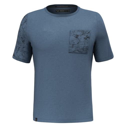 Salewa Herren Lavaredo Hemp M Pocket T-Shirt Tshirt, Java Blue, M von Salewa