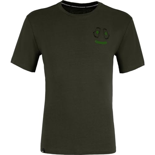 Salewa Herren Lavaredo Hemp Print M T-Shirt. Tshirt, Dunkles Olivgrün, XXL von Salewa
