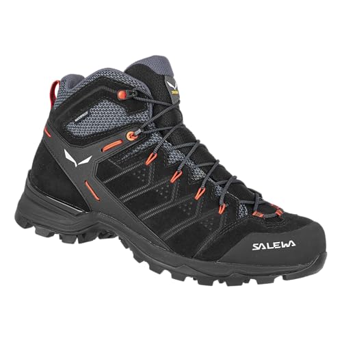 Salewa Herren MS Alp Mate Mid WP Trekking- & Wanderstiefel, Black Out/Fluo Orange, 39 EU von Salewa