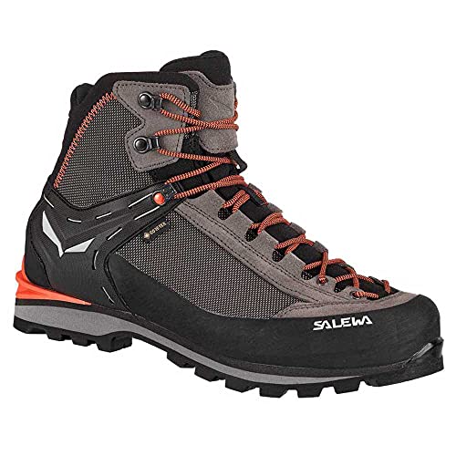 Salewa MS Crow Gore-TEX Herren Trekking- & Wanderstiefel, Braun (Wallnut/Fluo Orange), 39 EU von Salewa