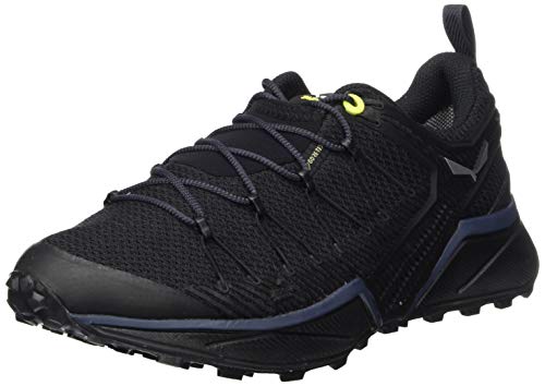 Salewa Herren MS Dropline Gore-TEX Traillaufschuhe, Black Out/Fluo Yellow, 44.5 EU von Salewa