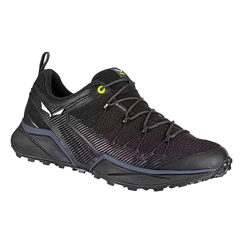 Salewa Herren MS Dropline Gore-TEX Traillaufschuhe, Black Out/Fluo Yellow, 39 EU von Salewa