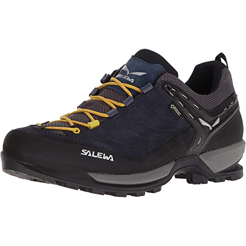 Salewa MS Mountain Trainer Gore-TEX Herren Trekking- & Wanderstiefel, Blau (Night Black/Kamille), 40.5 EU von Salewa