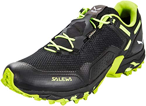 Salewa MS Speed Beat Gore-TEX Herren Traillaufschuhe, Schwarz (Black Out/Fluo Yellow), 41 EU von Salewa