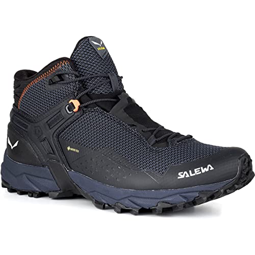 Salewa MS Ultra Flex 2 Mid Gore-TEX Herren Traillaufschuhe, Schwarz (Black Out/Red Orange), 39 EU von Salewa