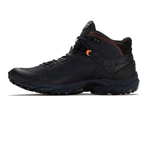 Salewa MS Ultra Flex 2 Mid Gore-TEX Herren Traillaufschuhe, Schwarz (Black Out/Red Orange), 44 EU von Salewa