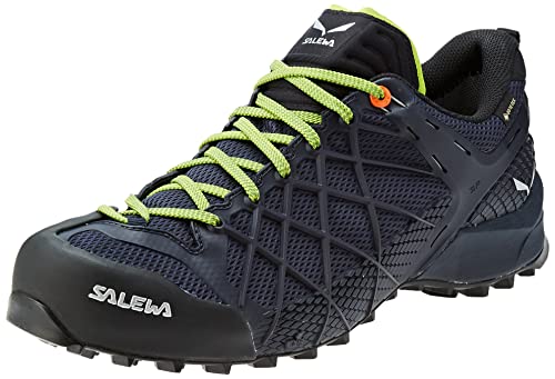 Salewa MS Wildfire Gore-TEX Herren Trekking-& Wanderhalbschuhe, Blau (Navy Blazer/Cactus), 44 EU von Salewa