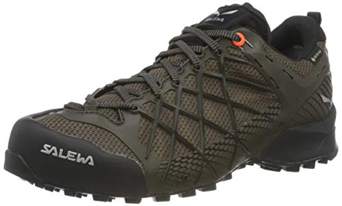 Salewa MS Wildfire Gore-TEX Trekking- & Wanderhalbschuhe, Schwarz (Black Olive/Wallnut), 40.5 EU von Salewa