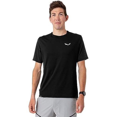 Salewa Herren Pedroc Dry M Mesh T-Shirt. Tshirt, Verdunkelung (Black Out), M von Salewa