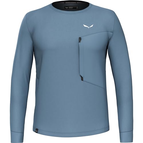 Salewa Herren Puez AM/DST Longsleeve, Java Blue, L von Salewa