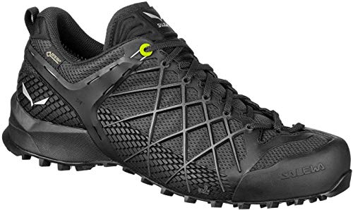 Salewa MS Wildfire Gore-TEX Trekking- & Wanderhalbschuhe, Schwarz (Black Out/Silver), 40.5 EU von Salewa