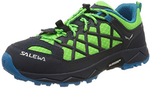 Salewa JR Wildfire Trekking- & Wanderhalbschuhe, Fluo Green/Blue Danube, 30 EU von Salewa