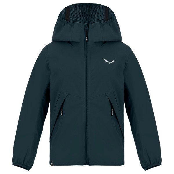 Salewa - Kid's Aqua PowerTex Jacket - Regenjacke Gr 128 blau von Salewa