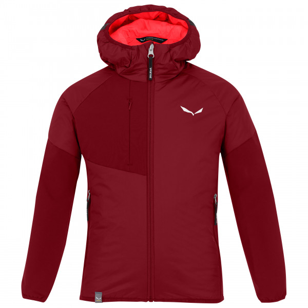 Salewa - Kid's Ortles Hybrid Tirol Wool Responsive Jacket - Kunstfaserjacke Gr 140 rot von Salewa