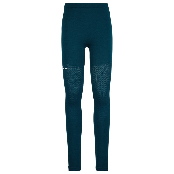 Salewa - Kid's Zebru Medium Warm AMR Tight - Merinounterwäsche Gr 116 blau von Salewa