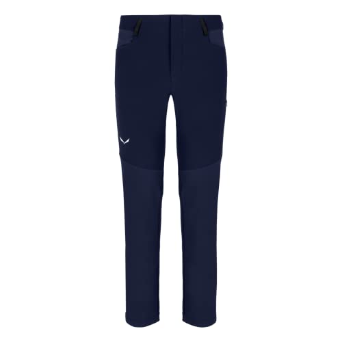 Salewa M Agner Durastrech Pant Blau - Strapazierfähige atmungsaktive Herren Softshell Kletterhose, Größe L - Farbe Navy von Salewa