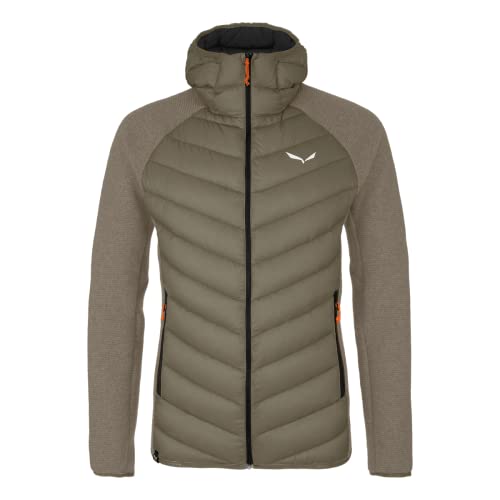 Salewa M Fanes Sarner Down Hybrid Jacket Braun - Daunen Warme traditionelle Herren Daunen Hybridjacke, Größe M - Farbe B von Salewa