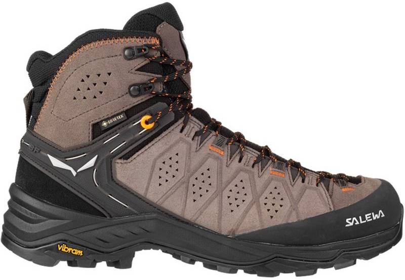 Salewa MS ALP TRAINER 2 MID GTX WALLNUT/FLUO ORANGE Trekkingschuh von Salewa