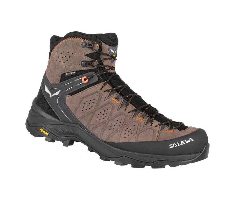 Salewa MS Alp Trainer 2 Mid GTX (Alpine, wasserdicht) braun Herren Wanderschuh von Salewa