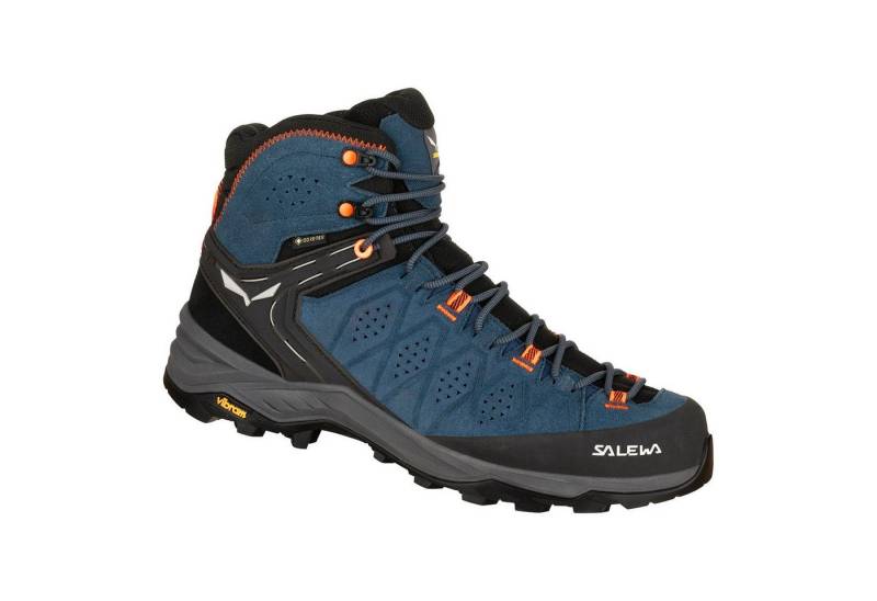 Salewa MS Alp Trainer 2 Mid GTX (Alpine, wasserdicht) denimblau Herren Wanderschuh von Salewa
