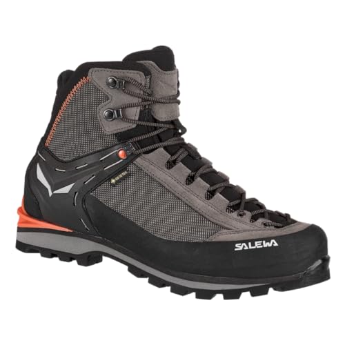 Salewa MS Crow Gore-TEX Herren Trekking- & Wanderstiefel, Braun (Wallnut/Fluo Orange), 40.5 EU von Salewa