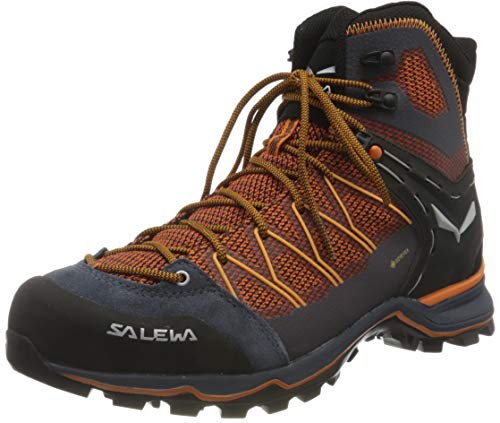 Salewa MS Mountain Trainer Lite Mid Gore-TEX Herren Trekking- & Wanderstiefel, Schwarz (Black Out/Carrot), 45 EU von Salewa