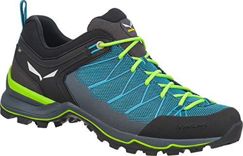 Salewa MS Mountain Trainer Lite Herren Trekking- & Wanderstiefel, Blau (Malta/Fluo Green), 40.5 EU von Salewa